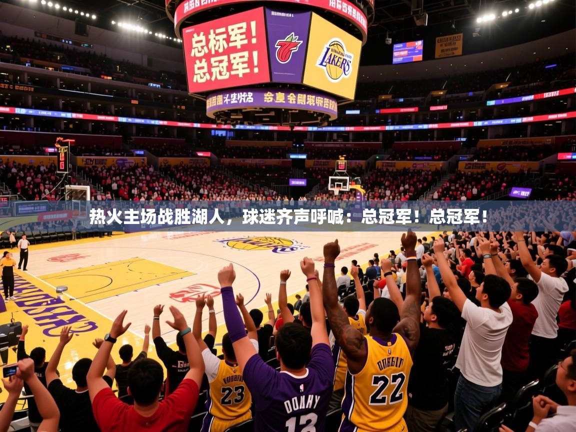2025爱游戏体育在线热火主场战胜湖人,球迷齐声呼喊:总冠军!总冠军! 第4张